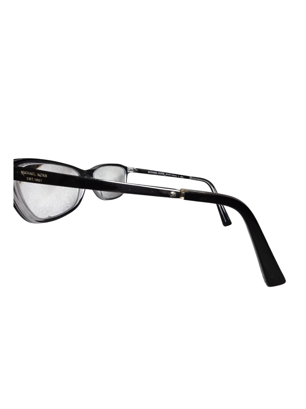 Michael Kors Nevis MK4017 Black Silver Eyeglasses Frame & Authentic White Case